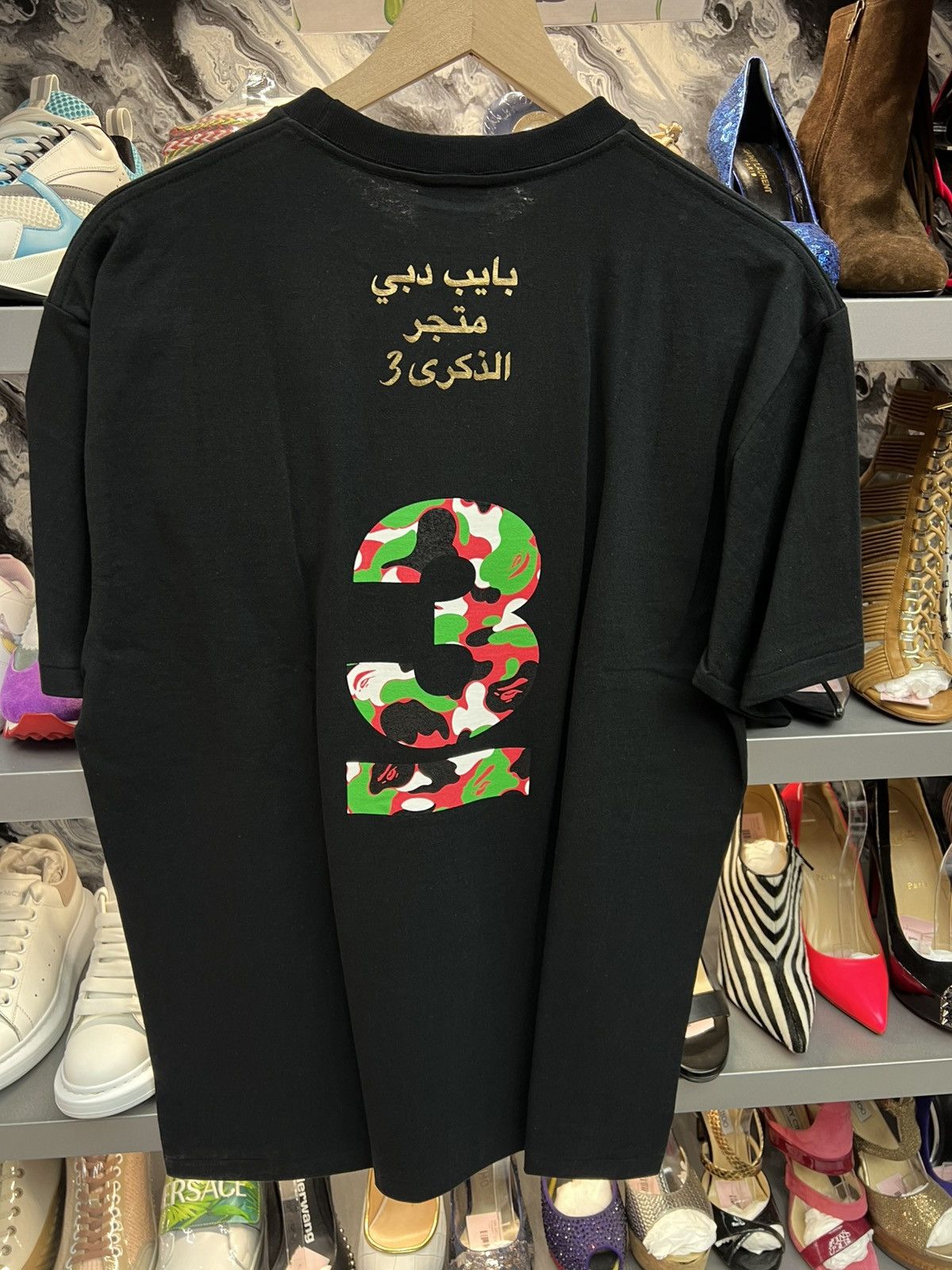 Bape Bape Dubai Black Tee Size US XL / EU 56 / 4 - 2 Thumbnail