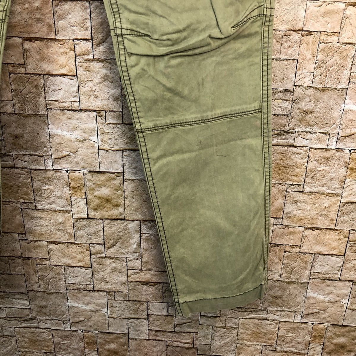 Japanese Brand IZRF Military Green Cargo Multipocket Pants #A1158 Size US 31 - 12 Thumbnail