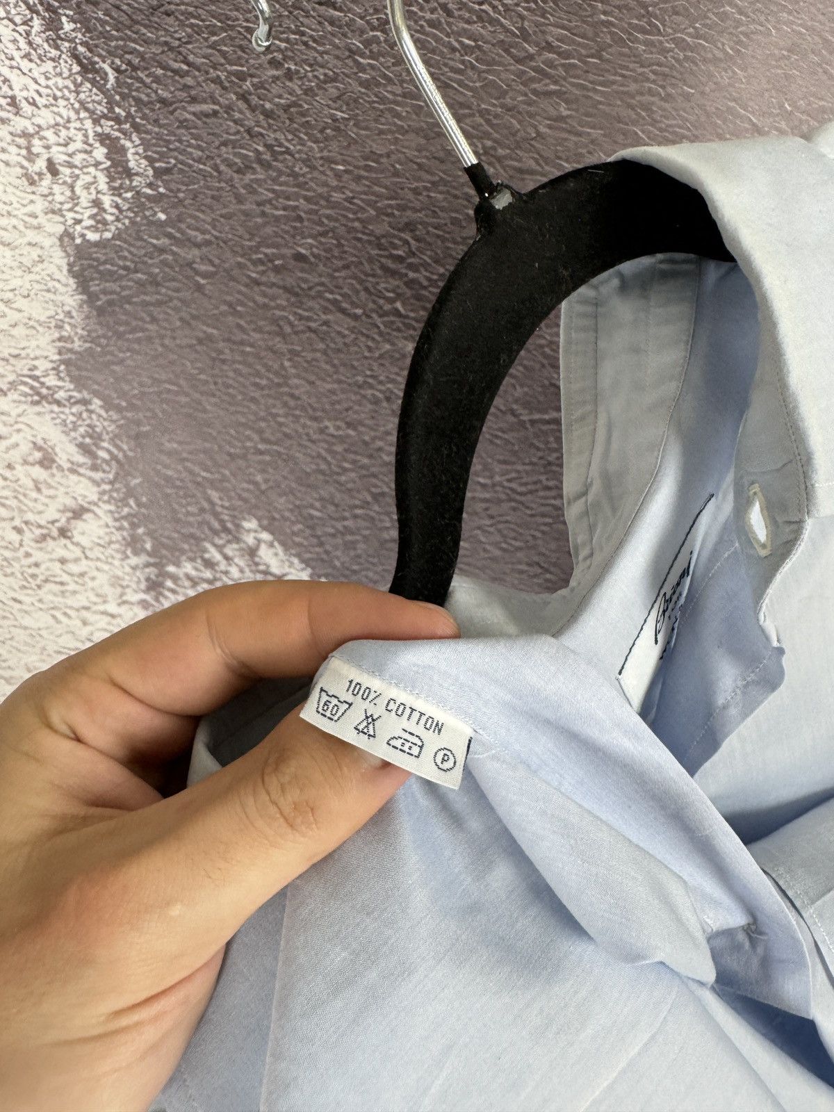 Brioni Brioni for Weinberg vintage 100% soft cotton cufflinks shirt Size US XL / EU 56 / 4 - 13 Thumbnail