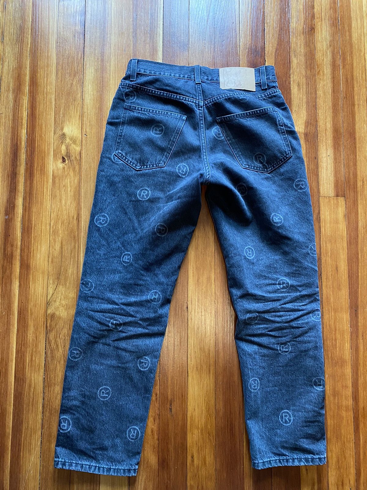 Martine Rose Cropped Logo Denim Size US 28 / EU 44 - 2 Thumbnail