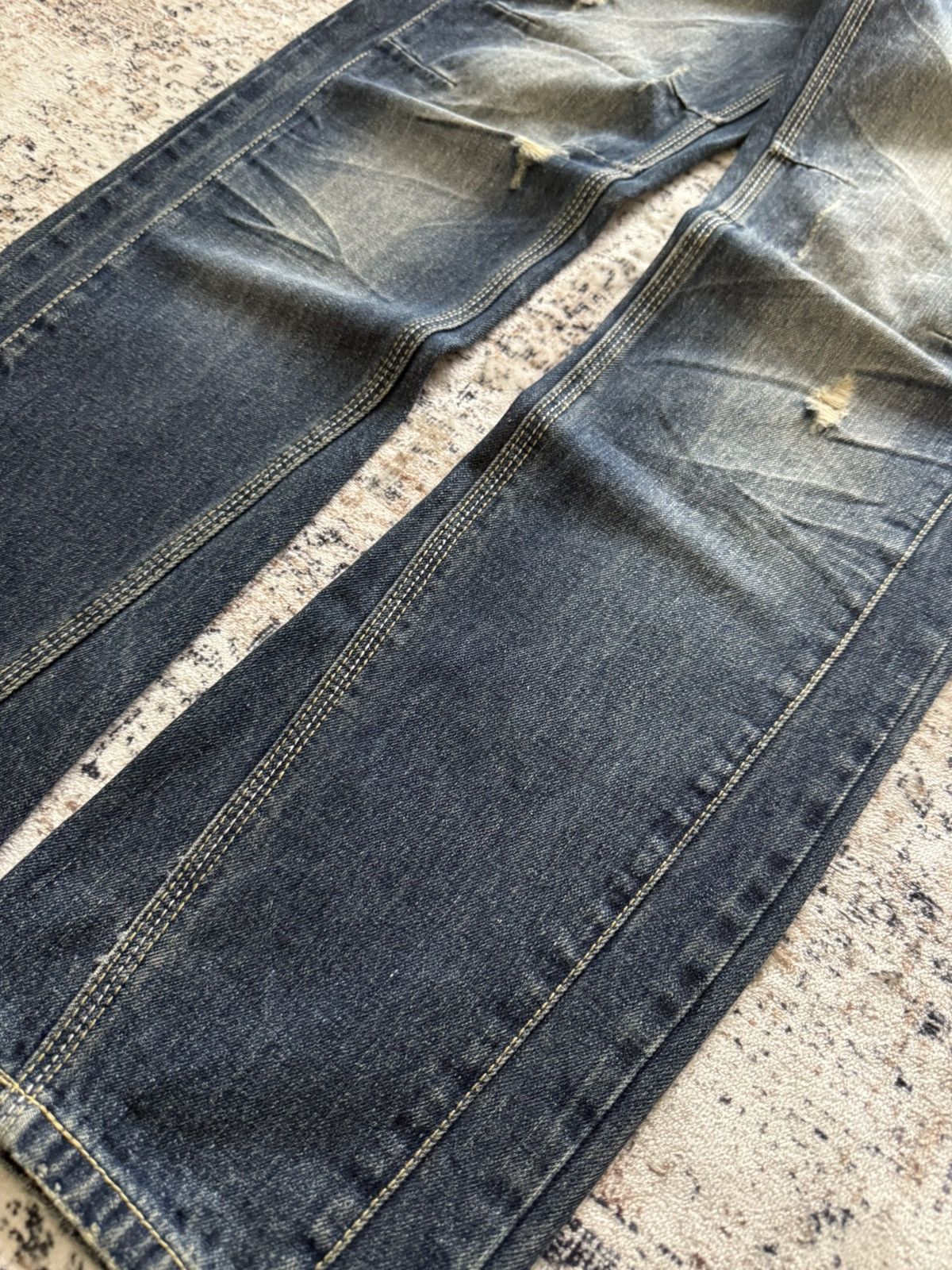 Hysteric Glamour BlueMoon Japan Paneled Surf Edition Straight Jeans Size US 30 / EU 46 - 8 Thumbnail
