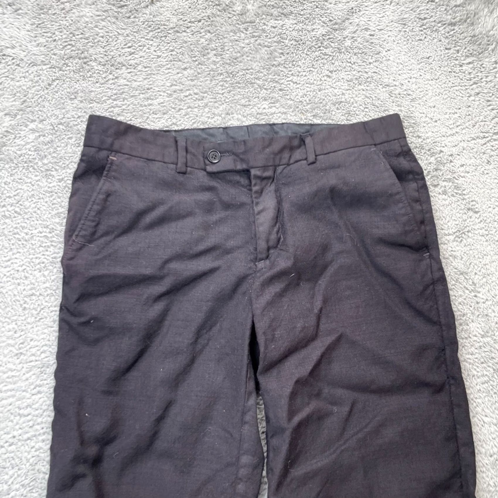 Zara Zara Pants Mens 30 Blue Wool Skinny Leg Lined Dress Office Wear Formal Business Pants Size US 30 / EU 46 - 3 Thumbnail