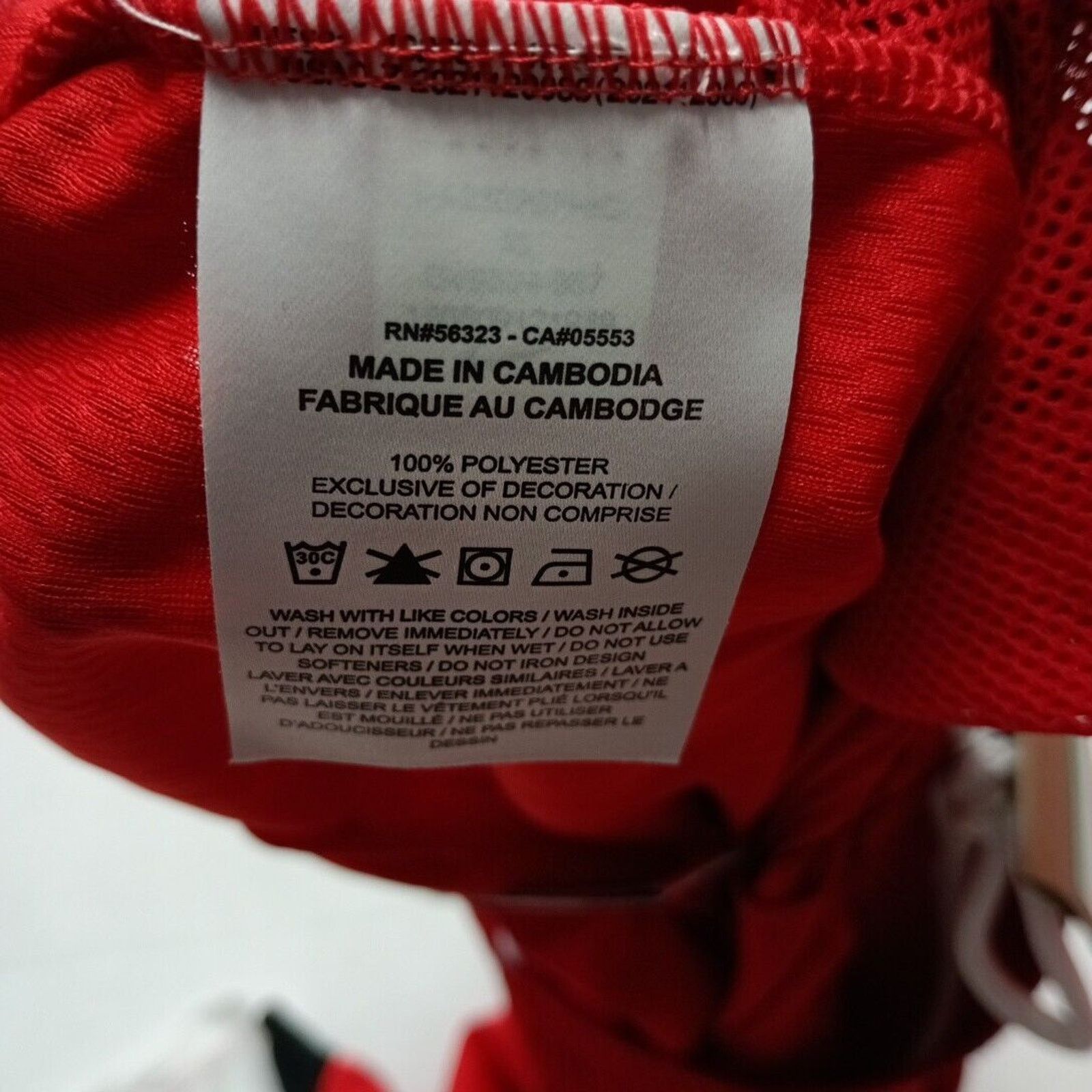 Nike Men's Nike Loose Fit Basketball Shorts Size XL Red White Size US 33 - 5 Thumbnail