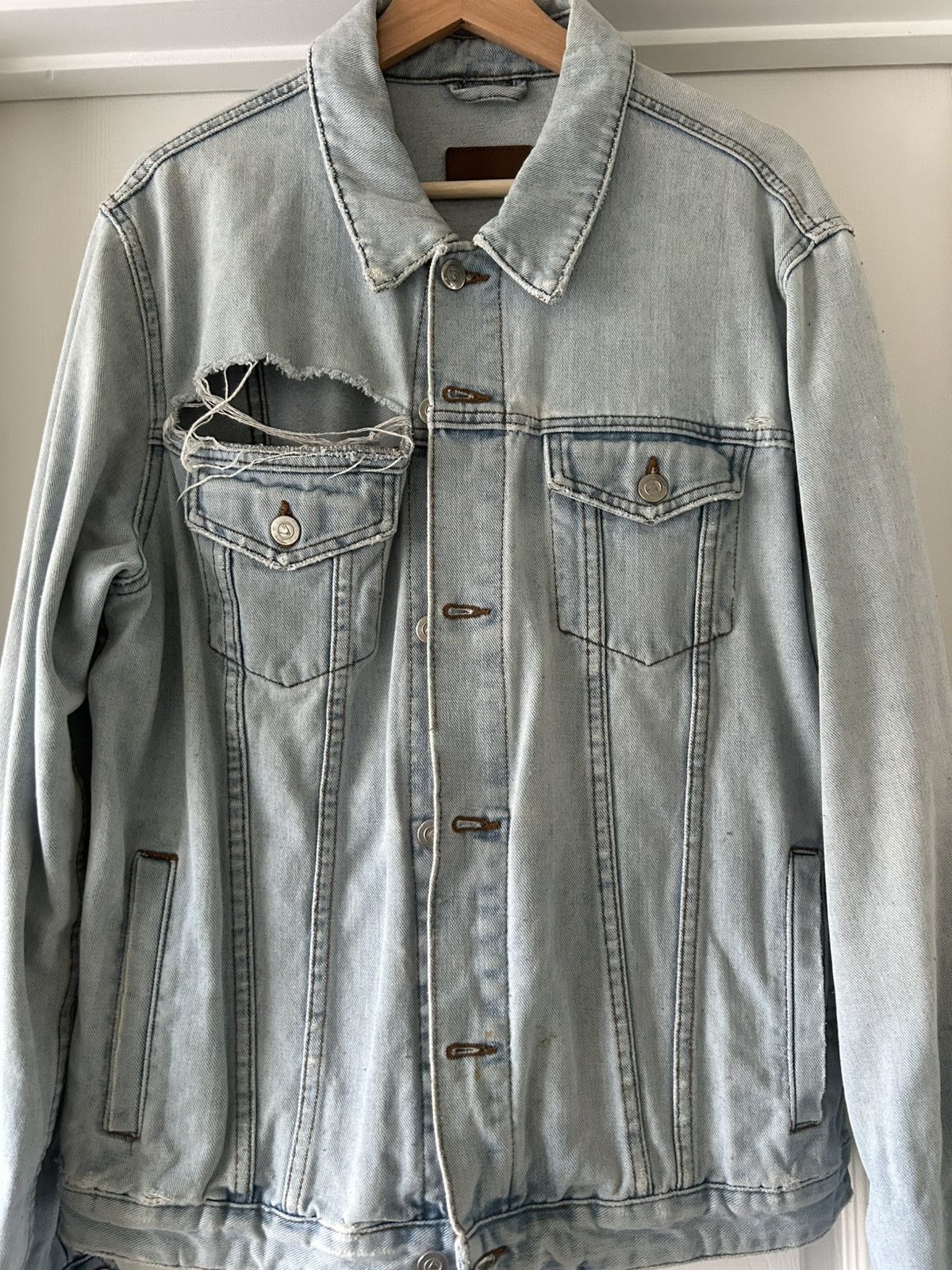 Asos Denim Jacket asos Size US L / EU 52-54 / 3 - 2 Thumbnail