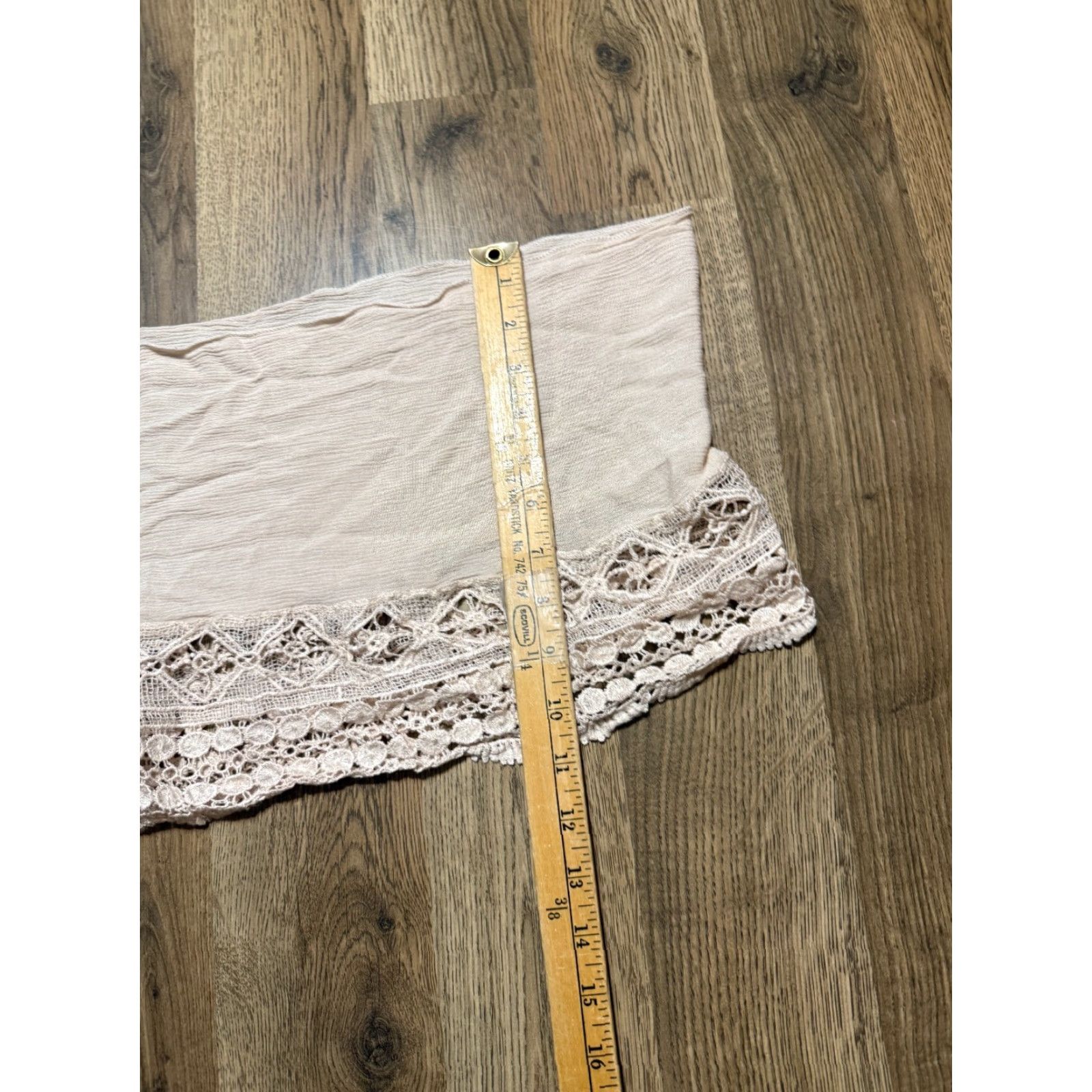 Pinko Simply Noelle Scarf Wrap Pink Floral Lace — Scarf — Women — Pink — Lace — Fringe — Multifunctional — Fall, Spring, Summer Size ONE SIZE - 4 Thumbnail