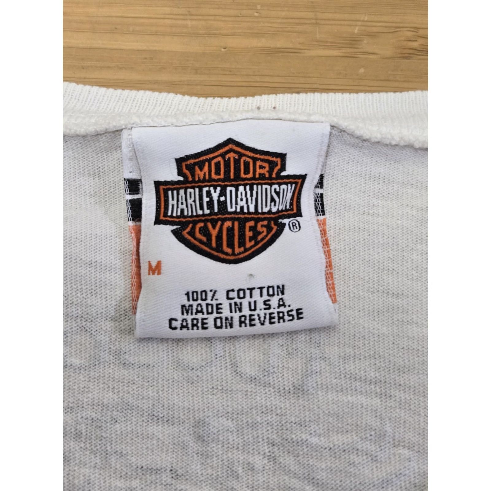 Harley Davidson VINTAGE Harley-Davidson Shirt Womens Medium Flame Graphic 2003 USA Motorcycle Size M / US 6-8 / IT 42-44 - 3 Thumbnail