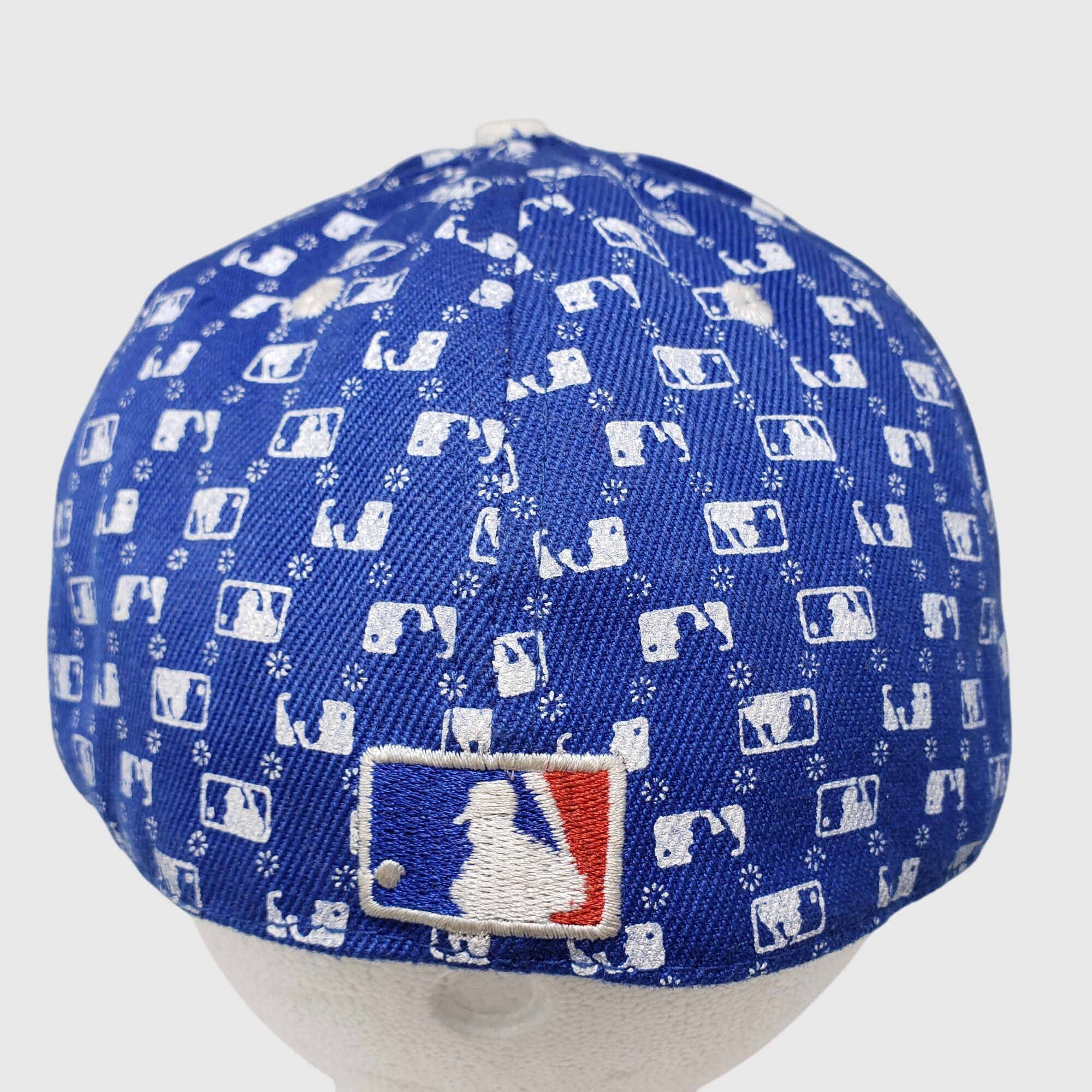 New Era Vintage New Era 59FIFTY Chicago Cubs MLB All Over Logo 7 1/4 Size ONE SIZE - 4 Thumbnail