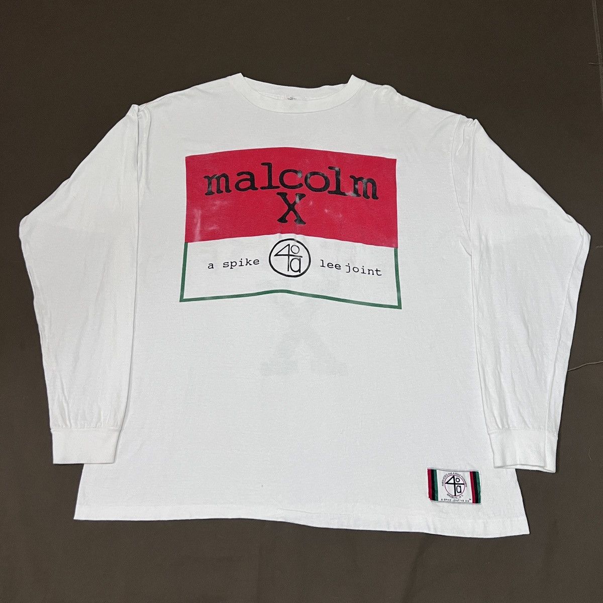 Rap Tees × Vintage Vintage 90s 40 Acres Malcolm X Spike Lee Tee 2XL Size US XXL / EU 58 / 5 - 3 Thumbnail