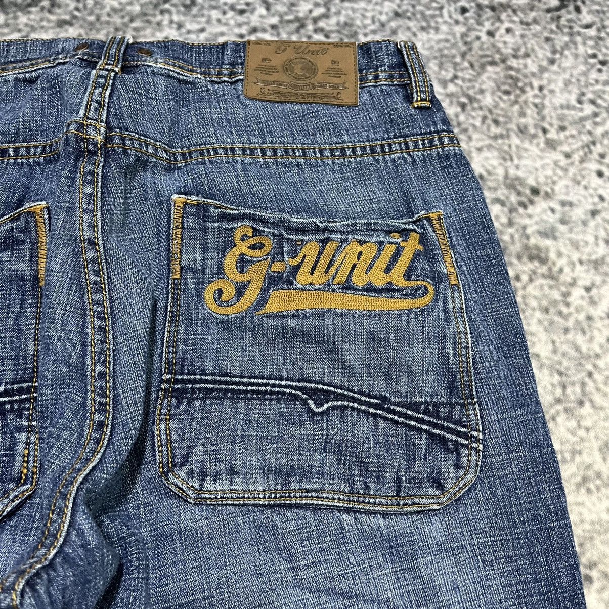 G-Unit Vintage Y2K G Unit Baggy Wide Leg Grunge Skater Jeans 34x32 Size US 34 / EU 50 - 4 Thumbnail