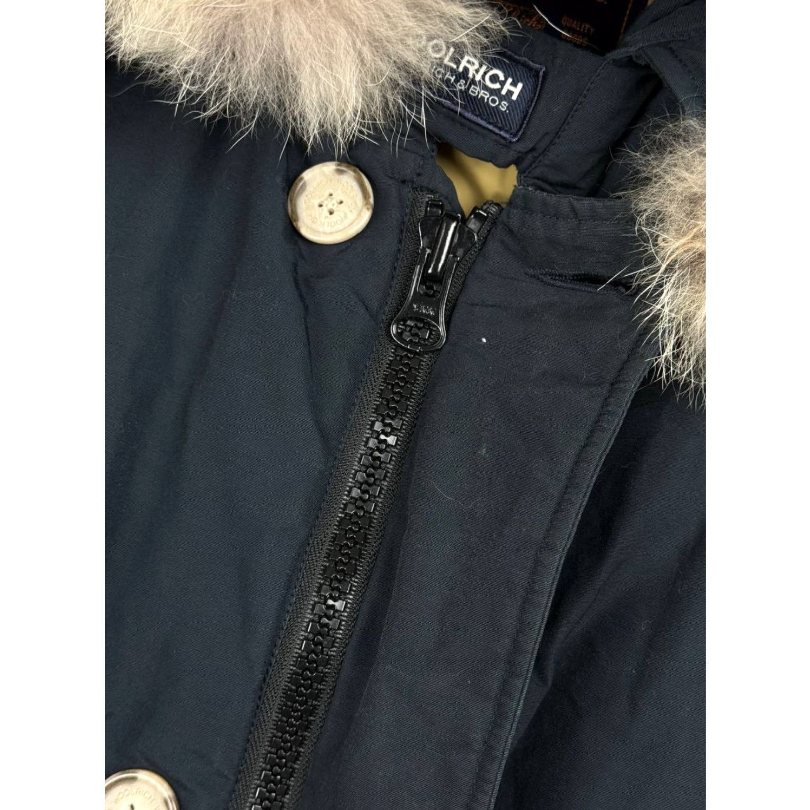 Vintage VINTAGE Woolrich Jacket Parka Hooded Down Woolrich Arctic Men's S Black Size US S / EU 44-46 / 1 - 5 Thumbnail