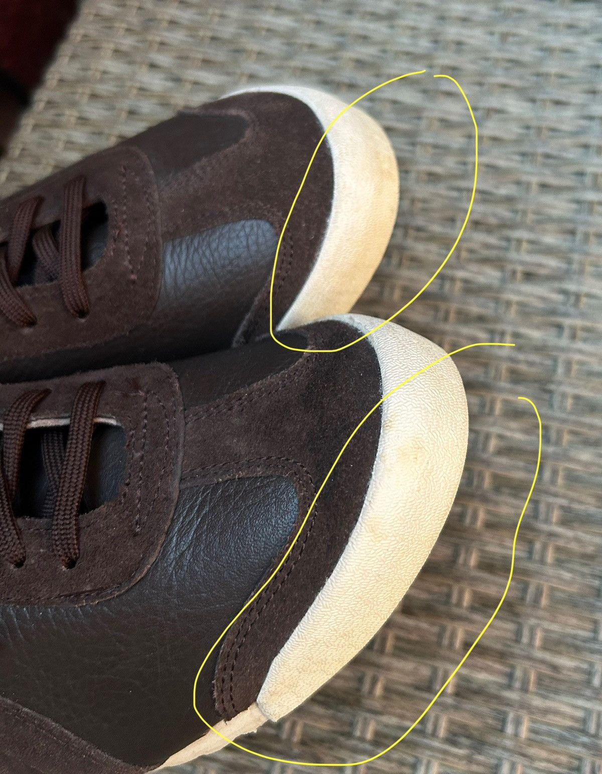 Puma Puma Roma Slim Leather/Suede Brown Low Top Trainers Size US 10.5 / EU 43-44 - 10 Thumbnail