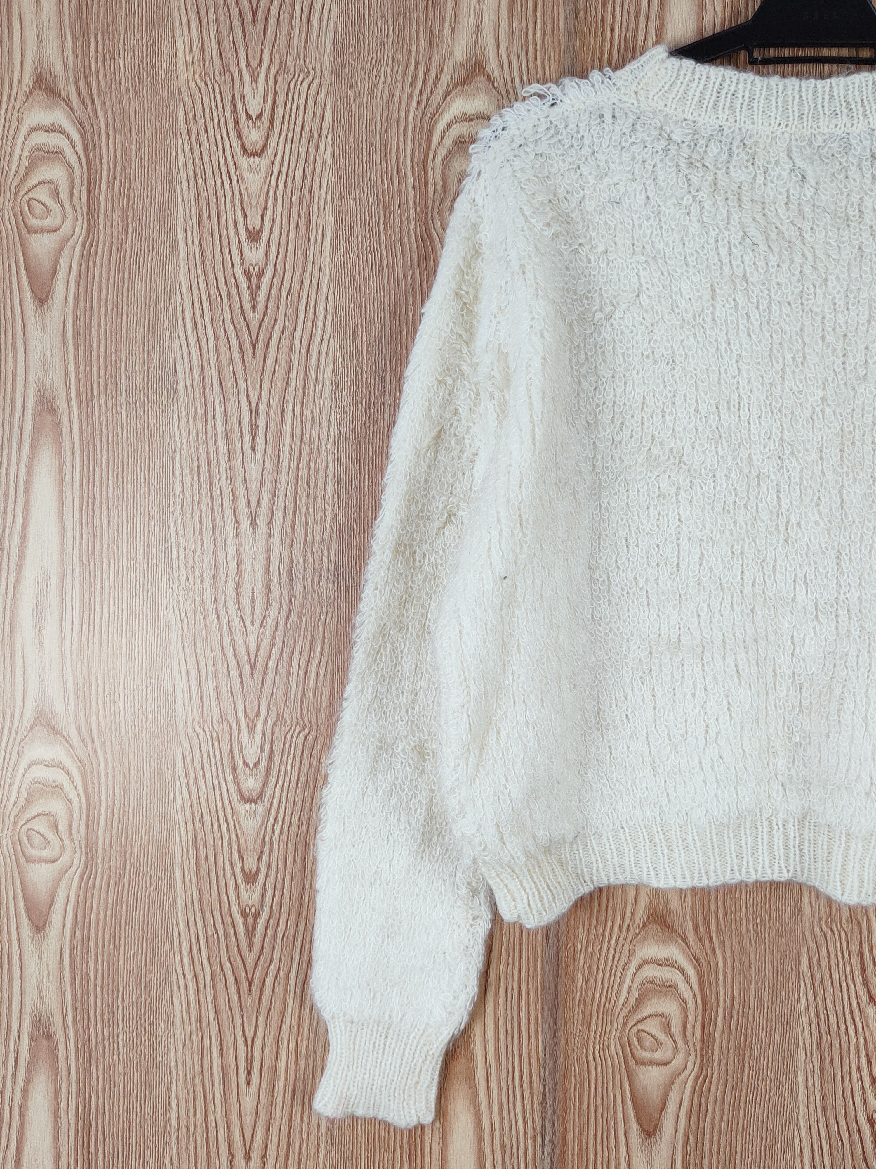 Japanese Brand Japanese Brand Ivory Knitwear Sweatshirts #W766 Size US M / EU 48-50 / 2 - 8 Thumbnail