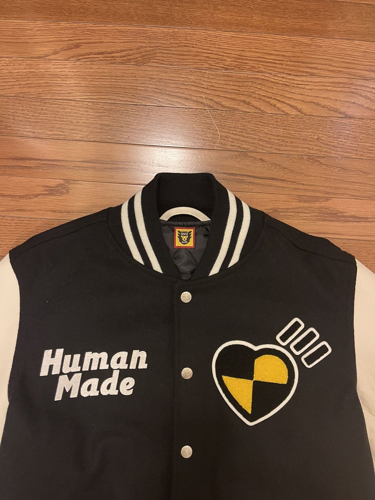 HUMAN TESTING VARSITY JACKET（Human あったかい Made TESTING 