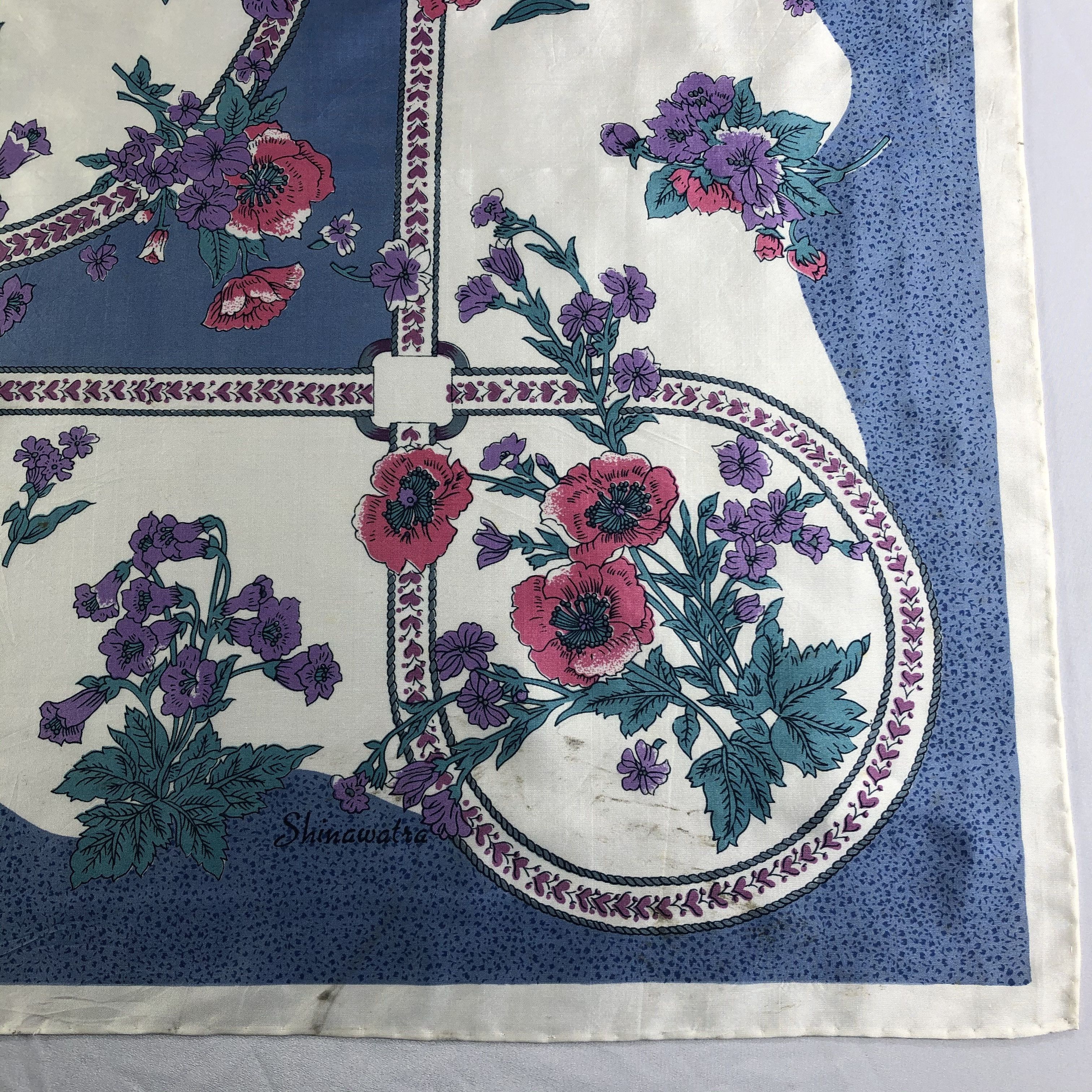 Vintage Vintage Silk Scarf Size ONE SIZE - 4 Thumbnail