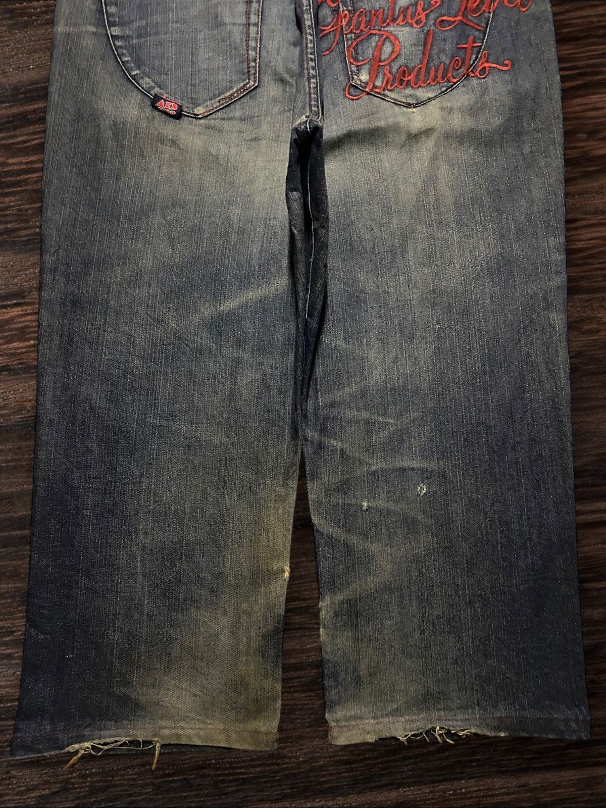 Akademiks Waist 40-41 Akademiks Mud Wash Distressed Embroidery Baggy Size US 40 / EU 56 - 6 Thumbnail