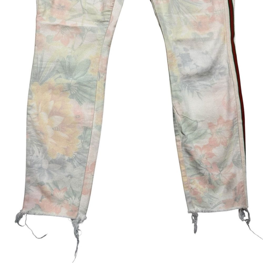 MOTHER MOTHER The Looker Ankle Fray Floral Racer Jeans Size 25 Size 25" / US 0 / IT 36 - 9 Thumbnail