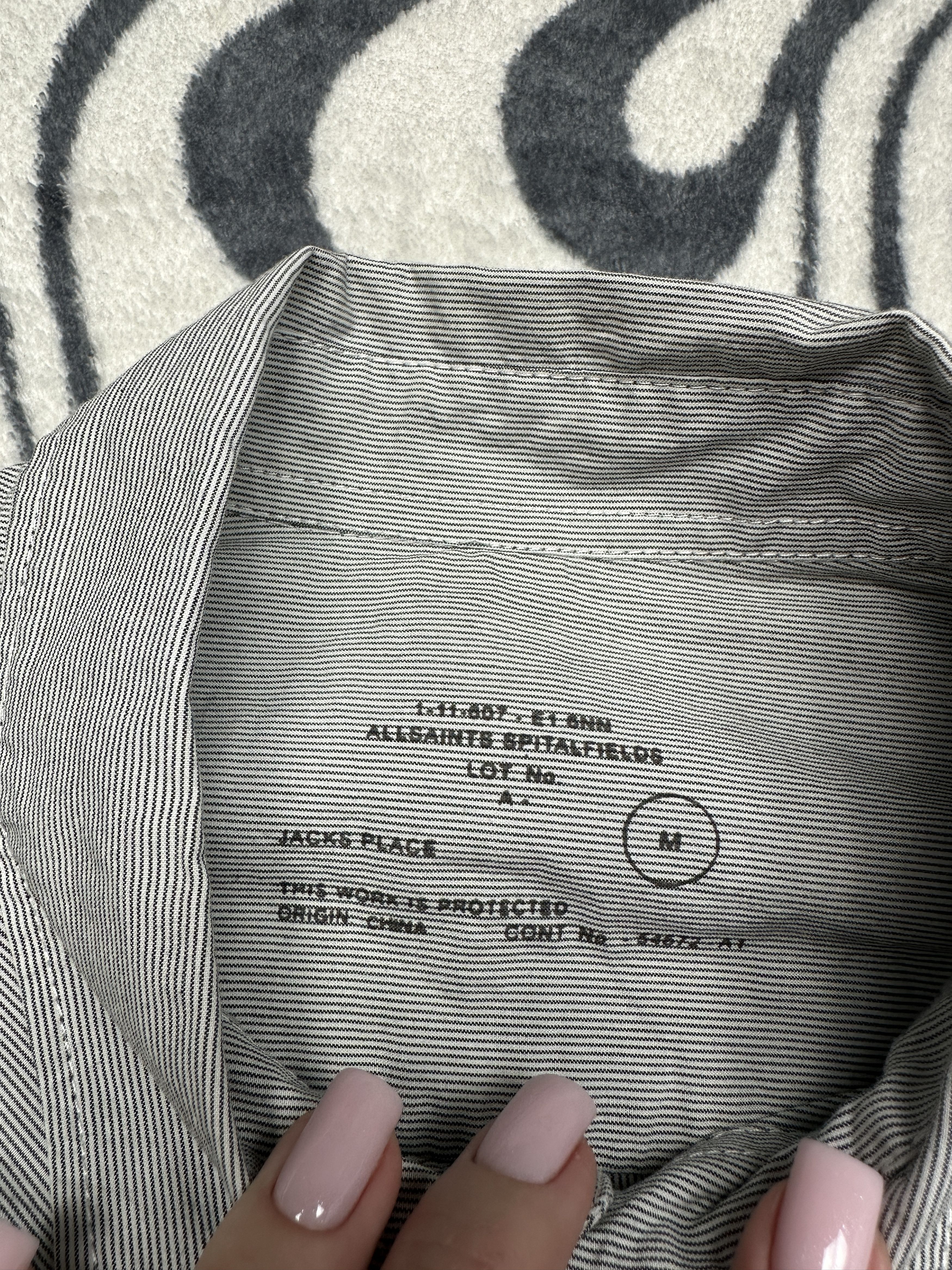 Allsaints AllSaints Mens Staunton Long Sleeve Shirt Size US M / EU 48-50 / 2 - 4 Thumbnail