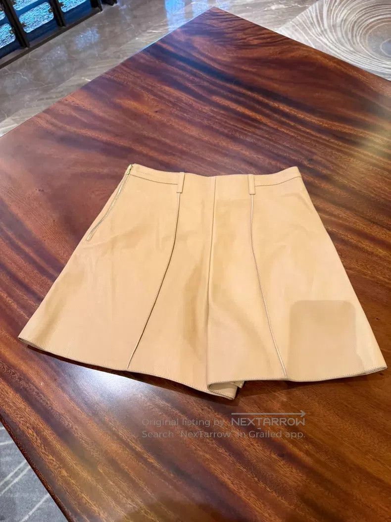 Hermes Hermes Leather Shorts Size 25" / US 0 / IT 36 - 3 Thumbnail