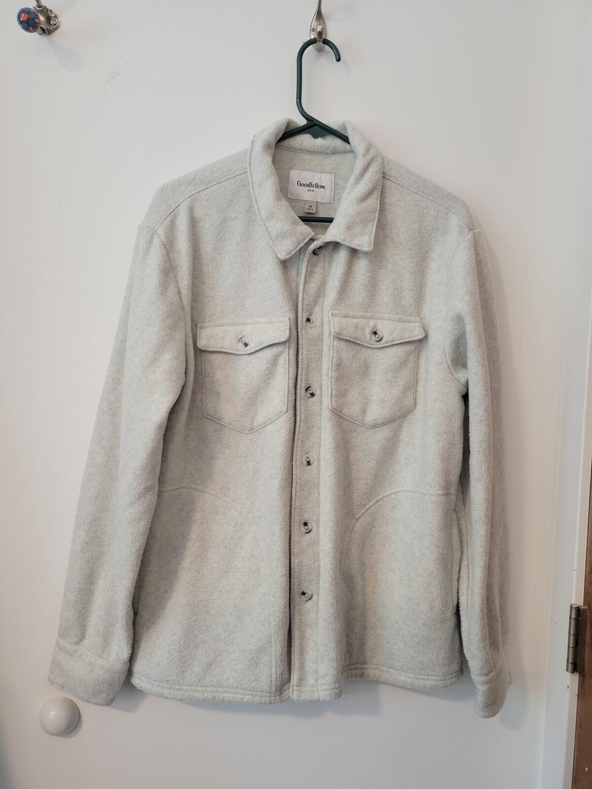 Other Goodfellow & Co Light Gray Fleece Jacket - Men's Medium Size US M / EU 48-50 / 2 - 1 Thumbnail