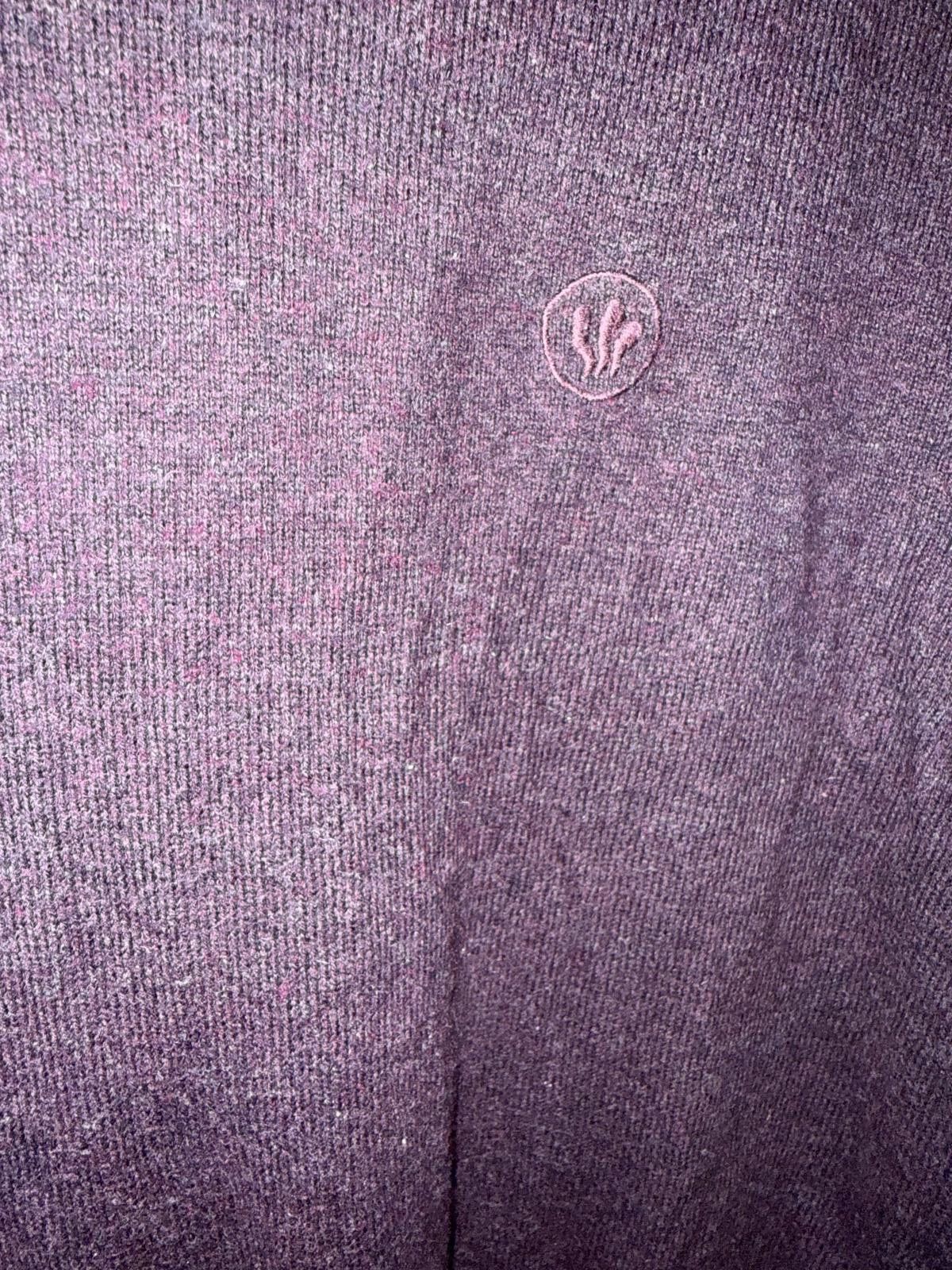 FatFace Fat Face Men's V-Neck Sweater - Medium - Purple Size US M / EU 48-50 / 2 - 3 Thumbnail