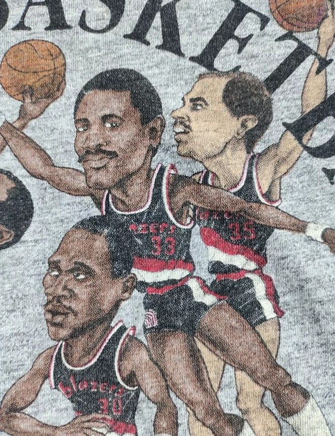 Salem Sportswear × Vintage Vintage Portland Traiblazers caricature 90s T-shirt Size US XL / EU 56 / 4 - 7 Thumbnail