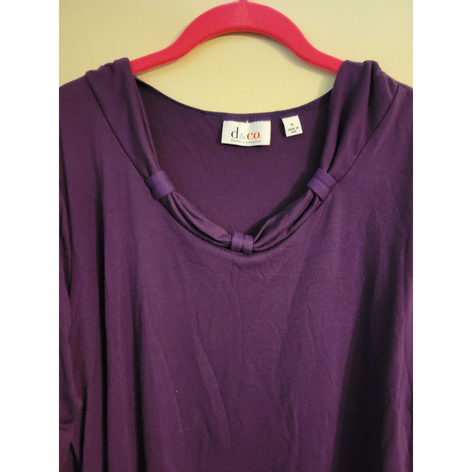 Denim & Co. Denim & Co Purple Top XL Size XL / US 12-14 / IT 48-50 - 6 Thumbnail
