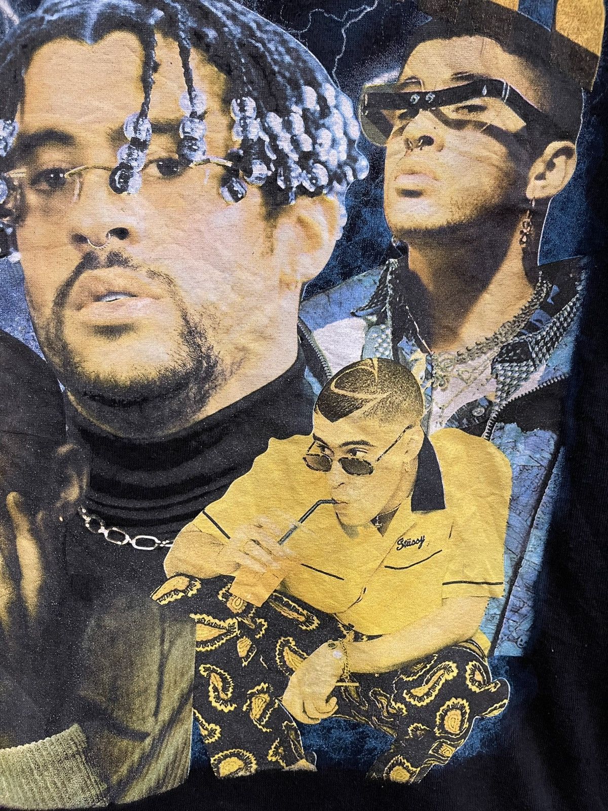 Rap Tees Bad Bunny Puerto Rican Rapper🔥🔥🔥 Size US M / EU 48-50 / 2 - 5 Thumbnail