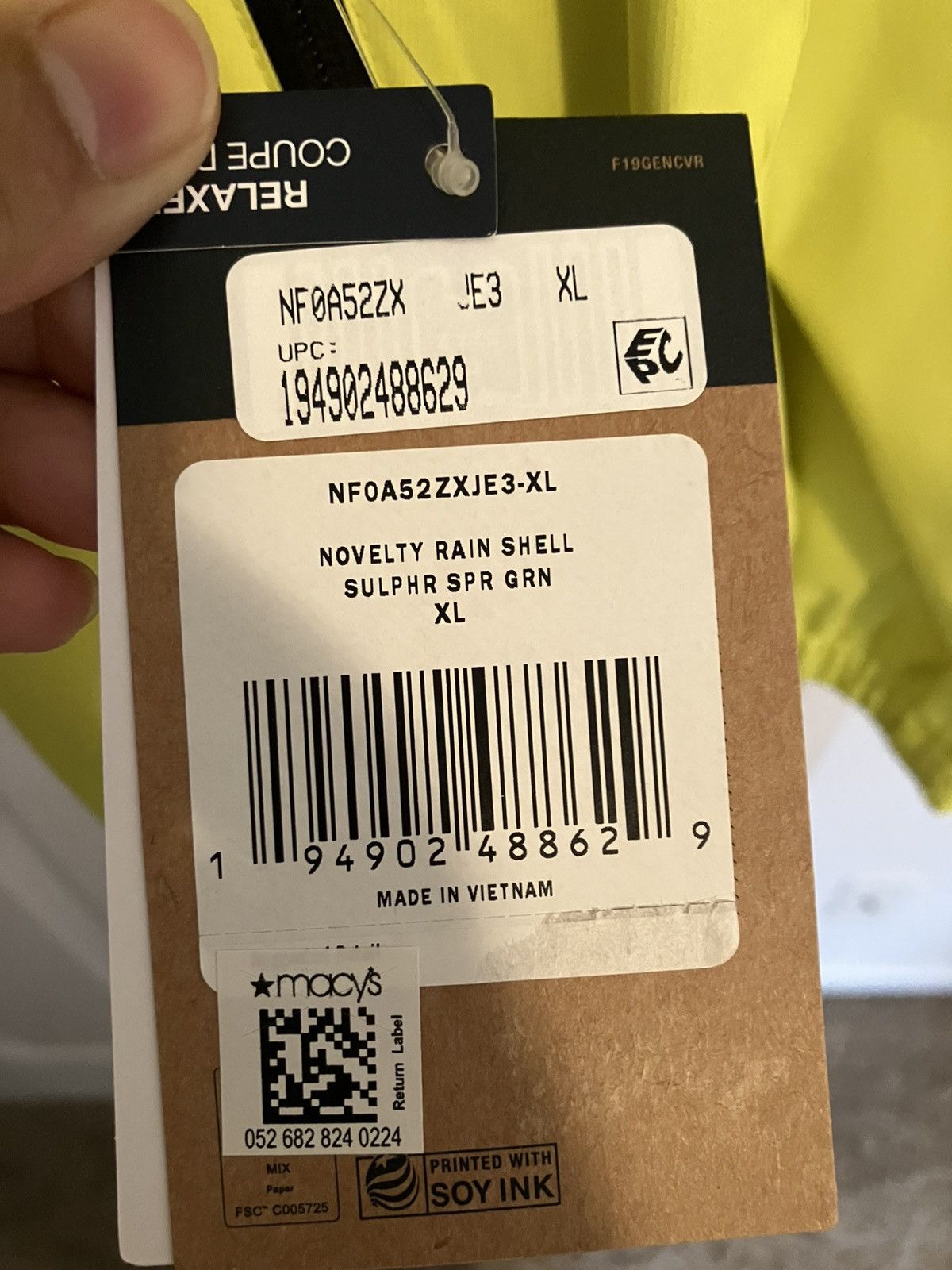 The North Face The North Face Novelty Rain Shell Waterproof Jacket Men’s XL Size US XL / EU 56 / 4 - 4 Thumbnail