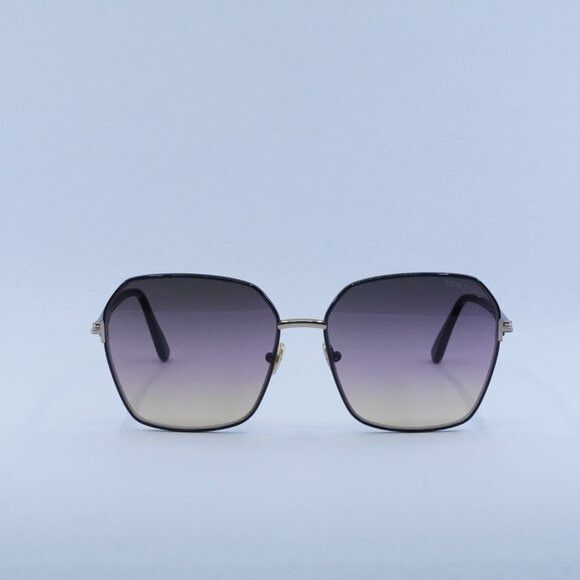 Tom Ford Tom Ford Claudia-02 FT0839 01B Sunglasses Gold/Black Frame Size ONE SIZE - 4 Thumbnail