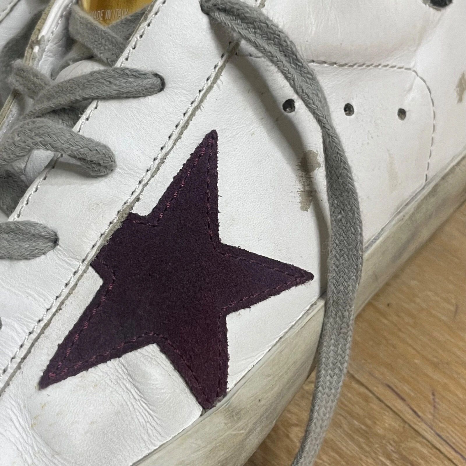 Golden Goose GGDB Golden Goose Sneakers Supersta low top womens white Size US 8 / IT 38 - 10 Thumbnail