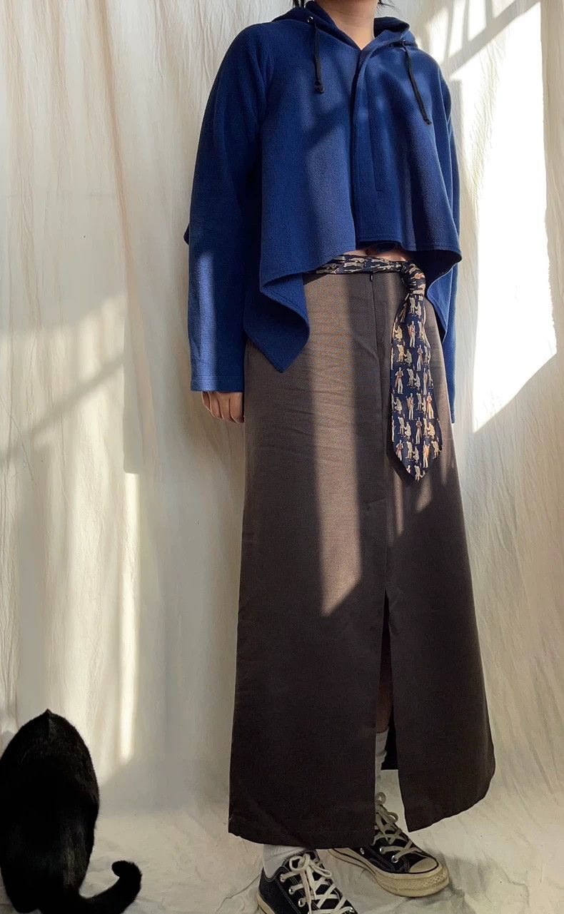 Comme des Garcons Comme des Garcons Blue irregular hooded sweater jacket Size S / US 4 / IT 40 - 3 Thumbnail