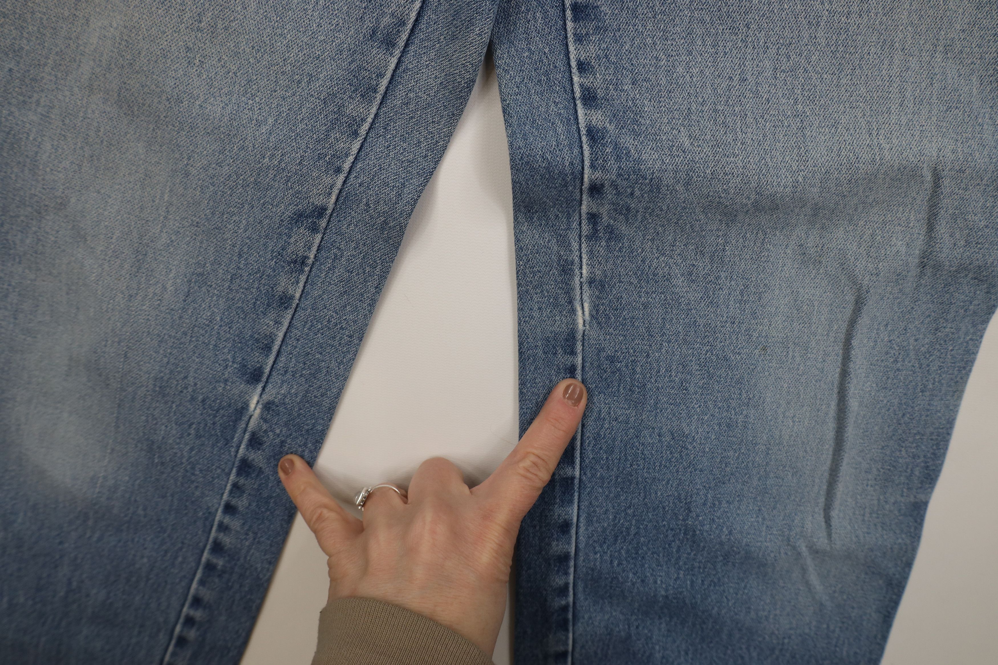 Vintage Vintage 80s 90s Streetwear Pleated Straight Leg Denim Jeans Size 30" / US 8 / IT 44 - 6 Thumbnail