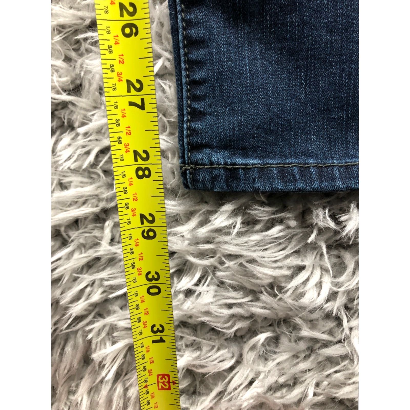 Charter Club VINTAGE Charter Club Jeans Size 10 Womens Mid Rise Dark Wash Blue Denim Straight Size 32" / US 10 / IT 46 - 3 Thumbnail