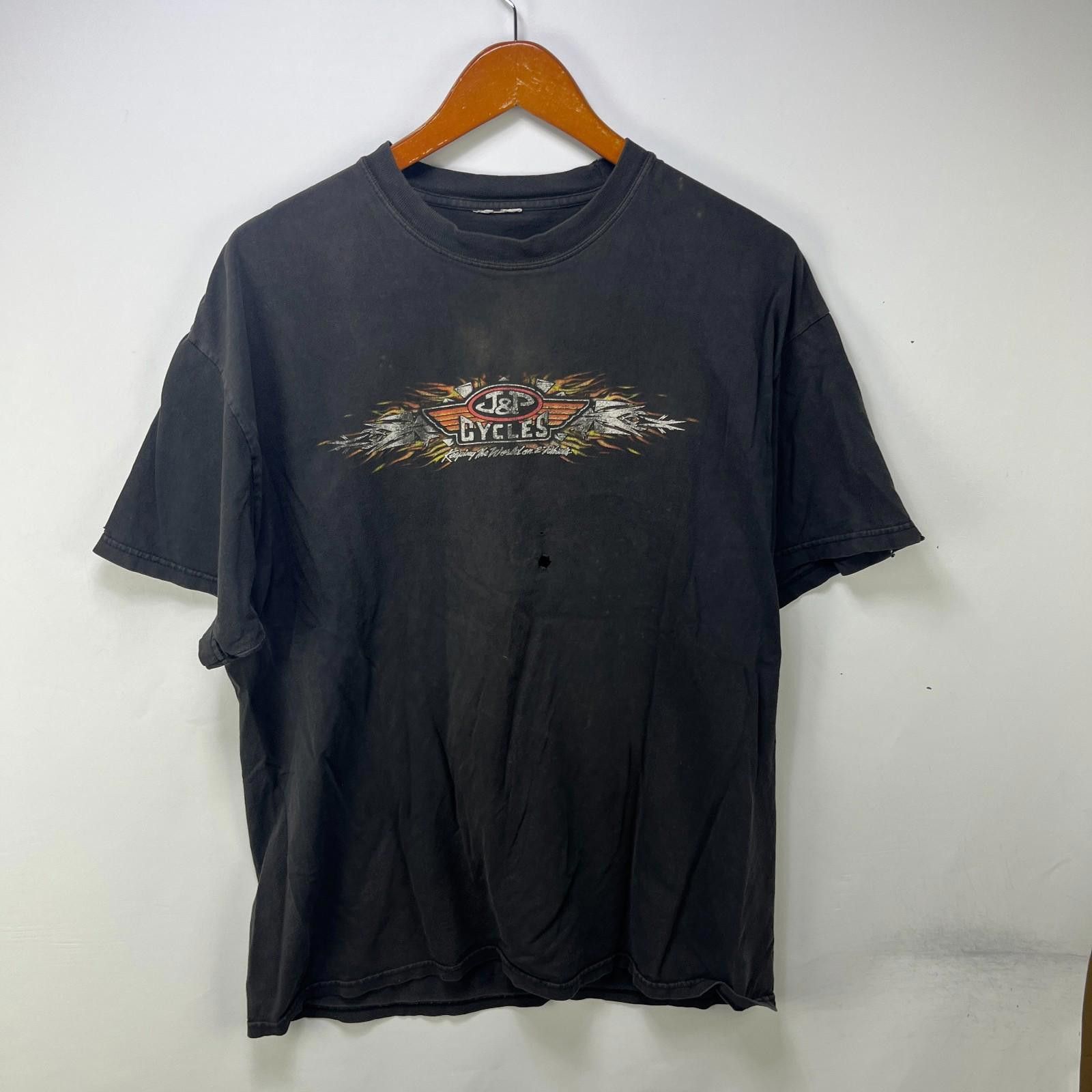 Harley Davidson Vintage Harley Bike Week Eagle Flames T-Shirt XL Size US XL / EU 56 / 4 - 5 Thumbnail
