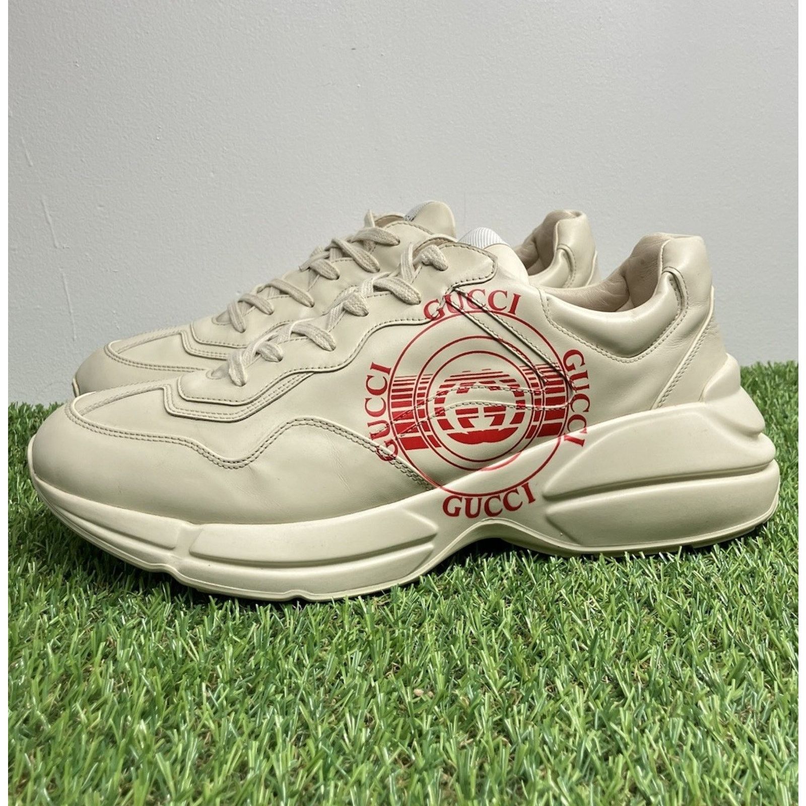Gucci Gucci Rhyton Interlocking Disk ' beige ' | Grailed