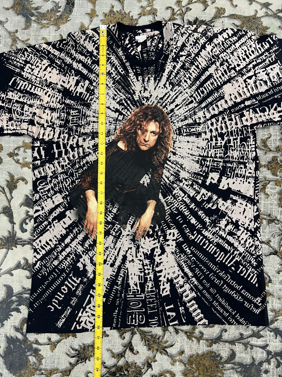 Band Tees Vintage Robert Plant All-Over Print Rock Tee Size US L / EU 52-54 / 3 - 8 Thumbnail
