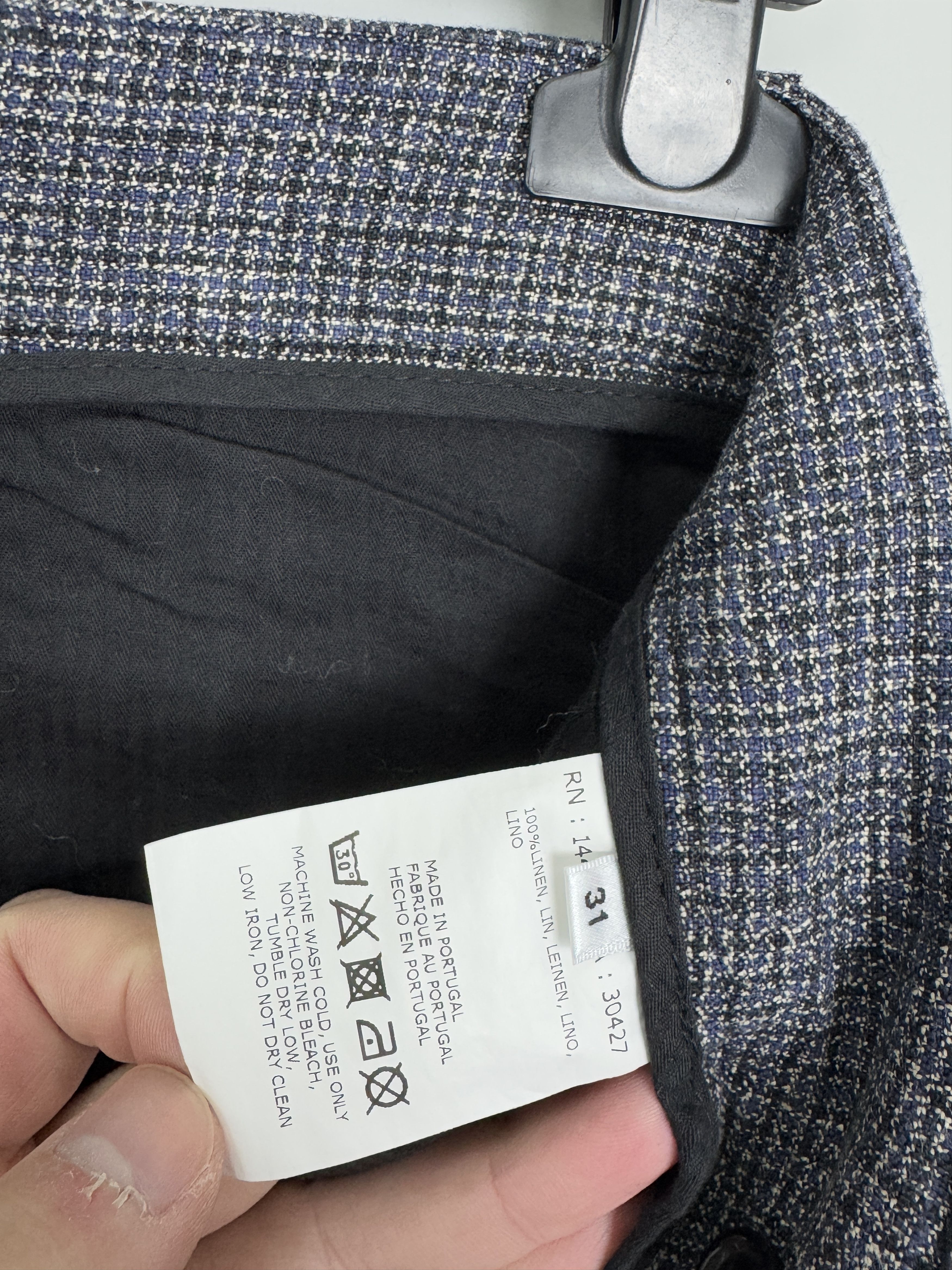 Essentiel Antwerp Essentiel Antwerpen 100% Linen Casual Pant Made in Portugal Size US 31 - 9 Thumbnail