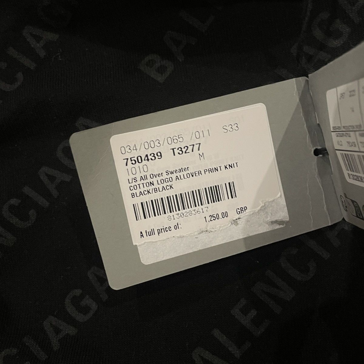 Balenciaga Balenciaga Logo Knit Sweater Size M / US 6-8 / IT 42-44 - 8 Thumbnail