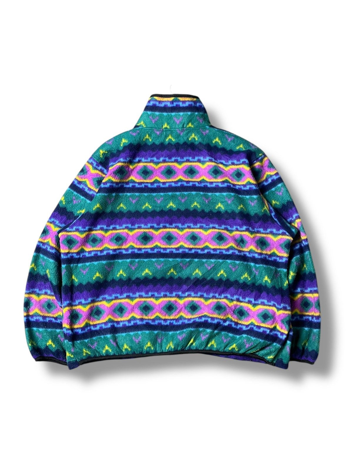 Japanese Brand × Vintage Great Heaven Sunbody Abstract Pattern Fleece Jacket (110) Size US L / EU 52-54 / 3 - 5 Thumbnail