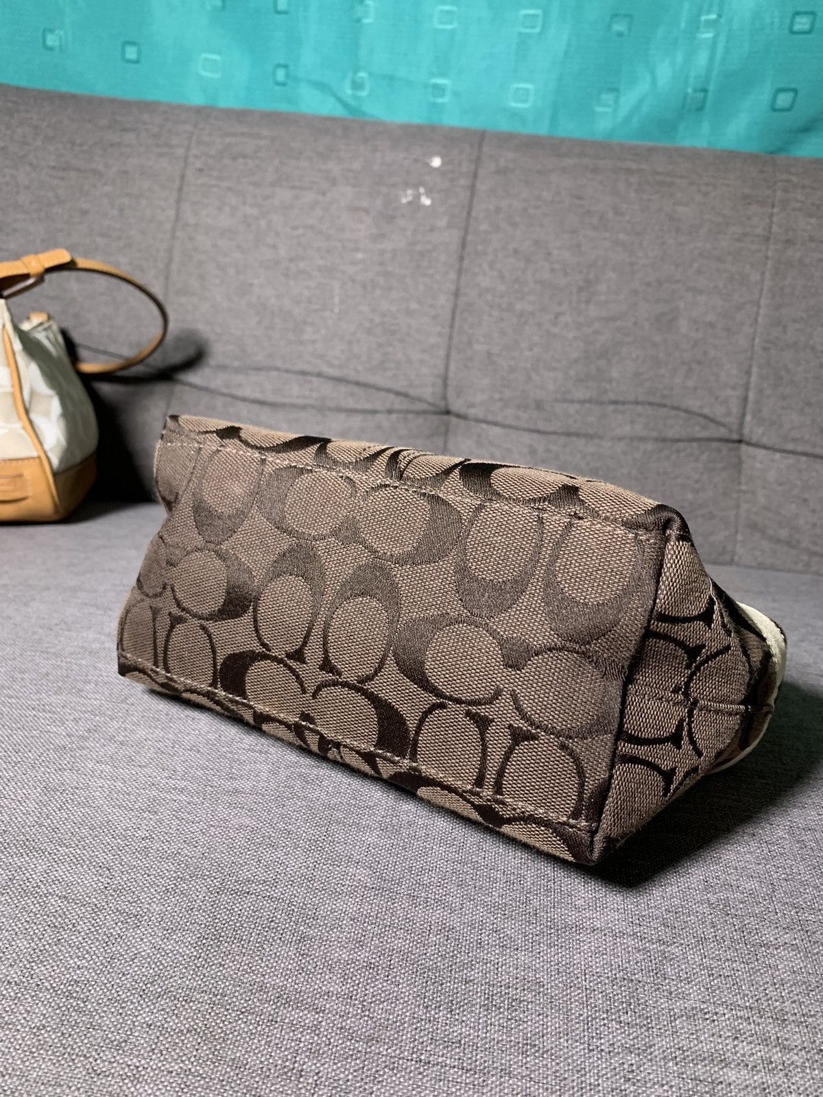 Coach COACH BROWN SIGNATURE MINI HOBO BAG Size ONE SIZE - 22 Thumbnail