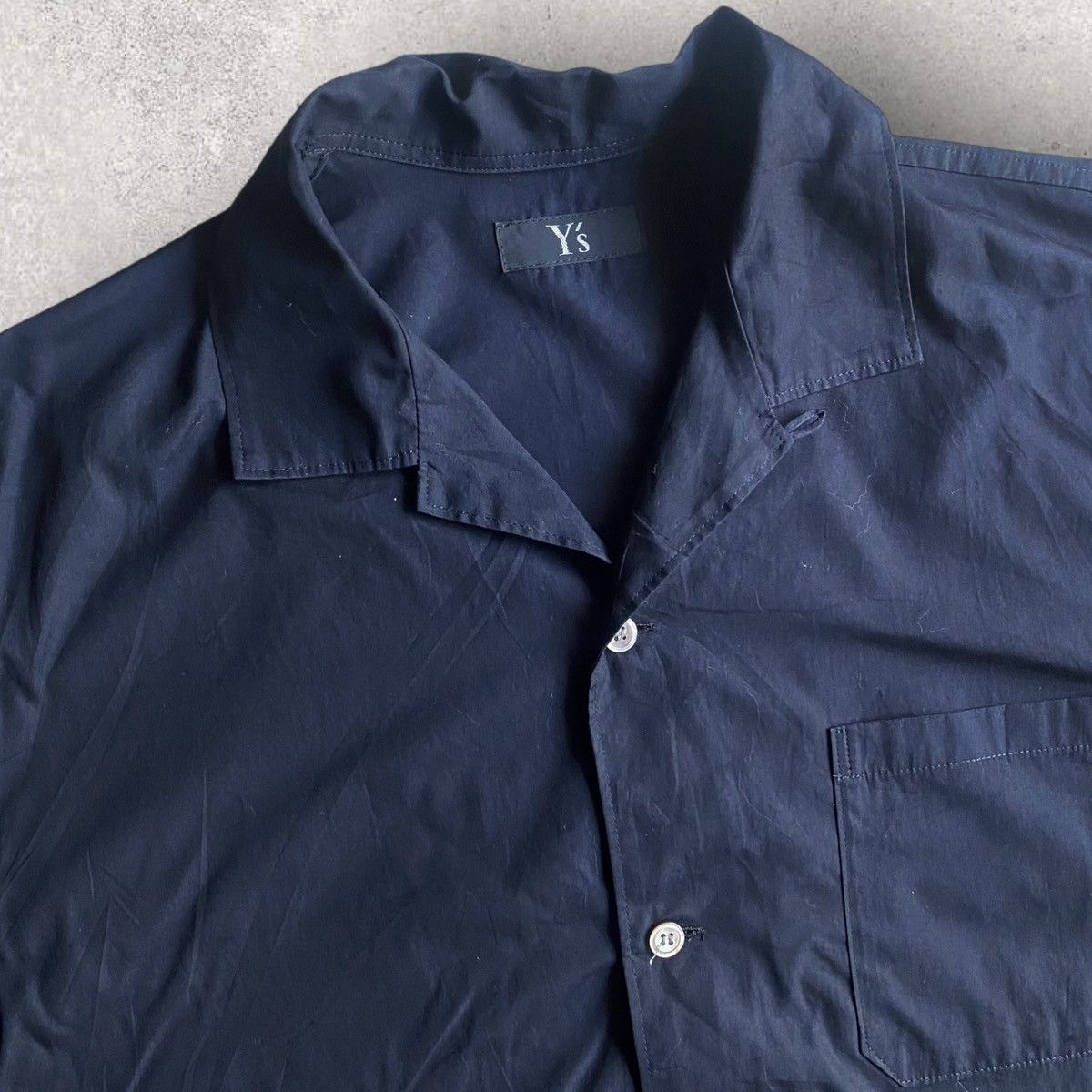 Yohji Yamamoto Y’s Camp Collar Oversize Shirt Size US M / EU 48-50 / 2 - 1 Thumbnail