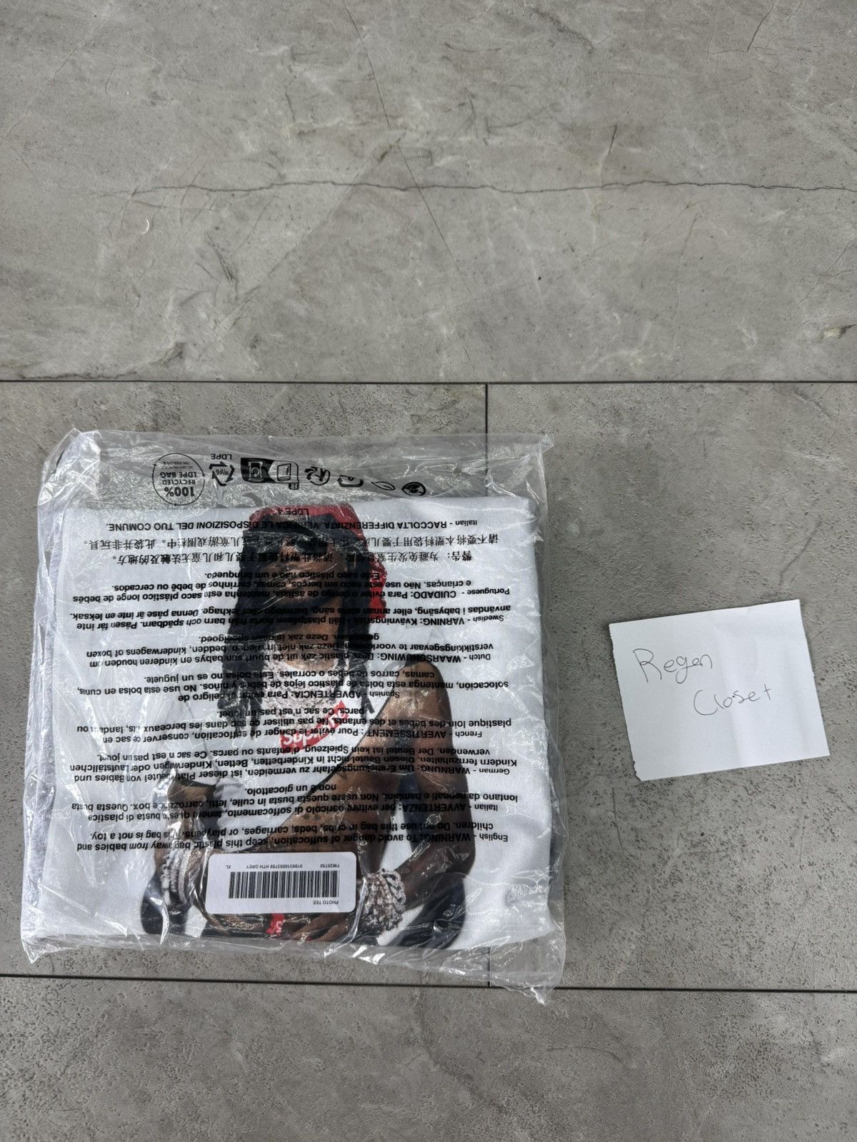 トップス S Supreme Playboi Carti Tee Heather Grey Supreme Playboi Carti Tee Heather Grey Men's - FW25 - US