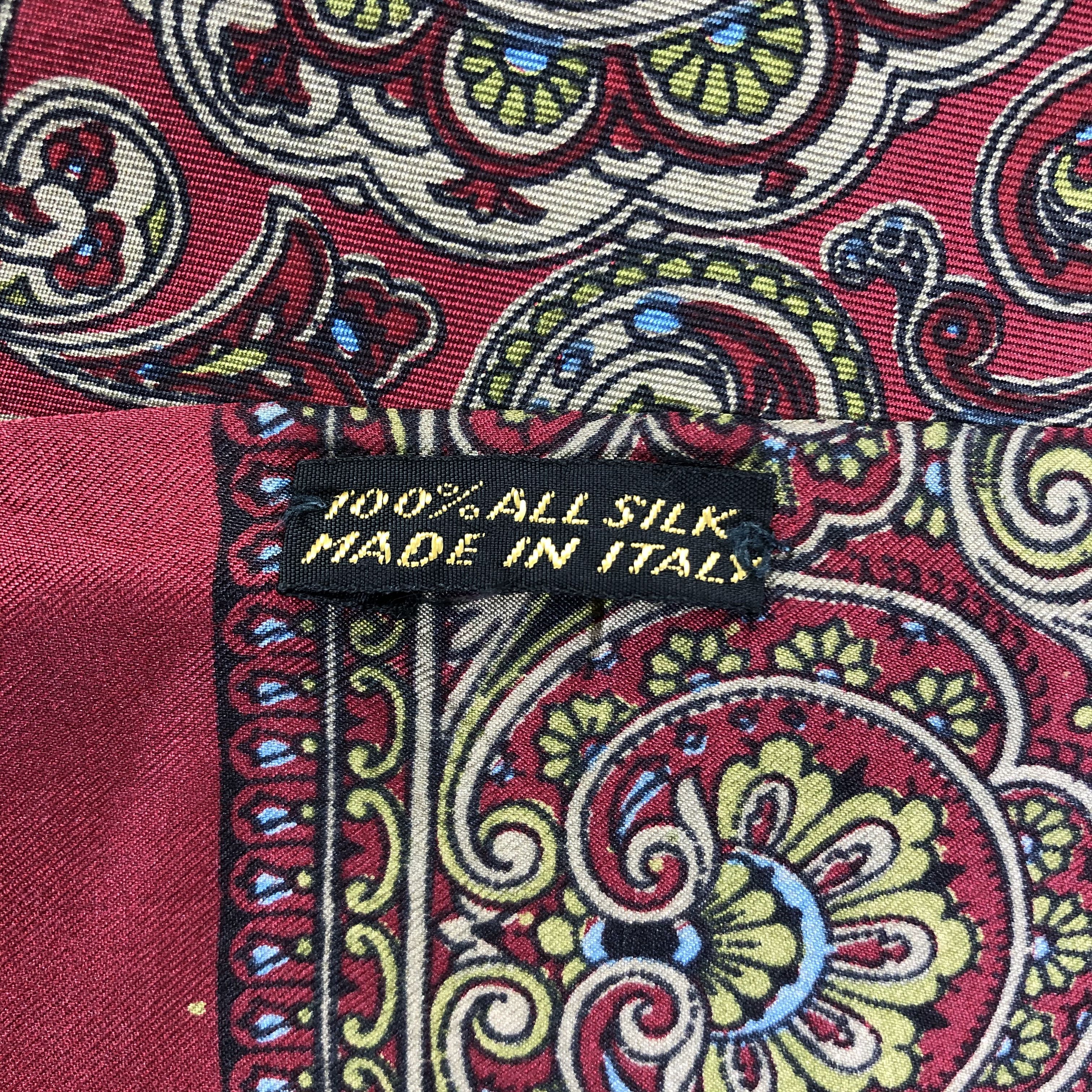 Vintage Vintage Antonio Ratti Silk Scarf Size ONE SIZE - 5 Thumbnail