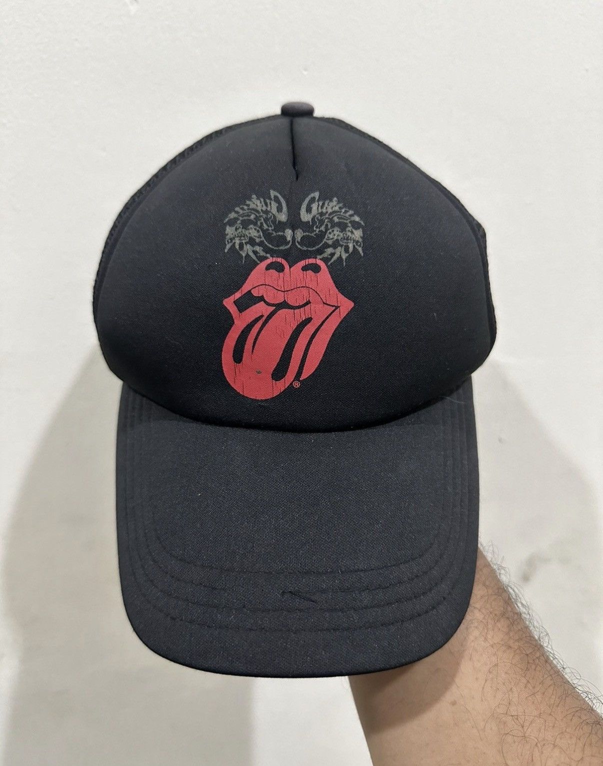 Japanese Brand VTG Like Number (N)ine Rolling Stone Trucker Hat Size ONE SIZE - 2 Thumbnail