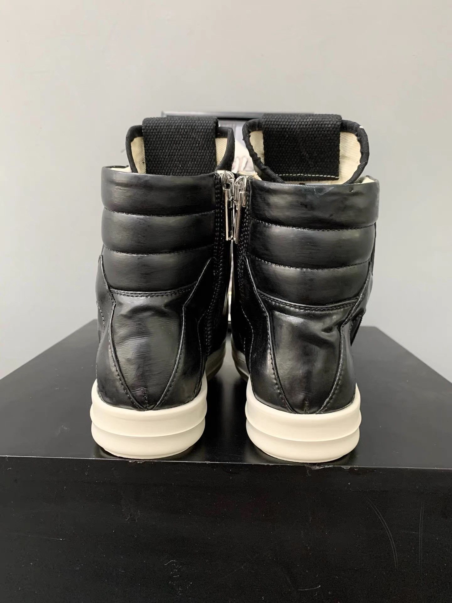 Rick Owens Rick Owens Leather Hoof Dunk K34 Size US 6 / IT 36 - 7 Thumbnail