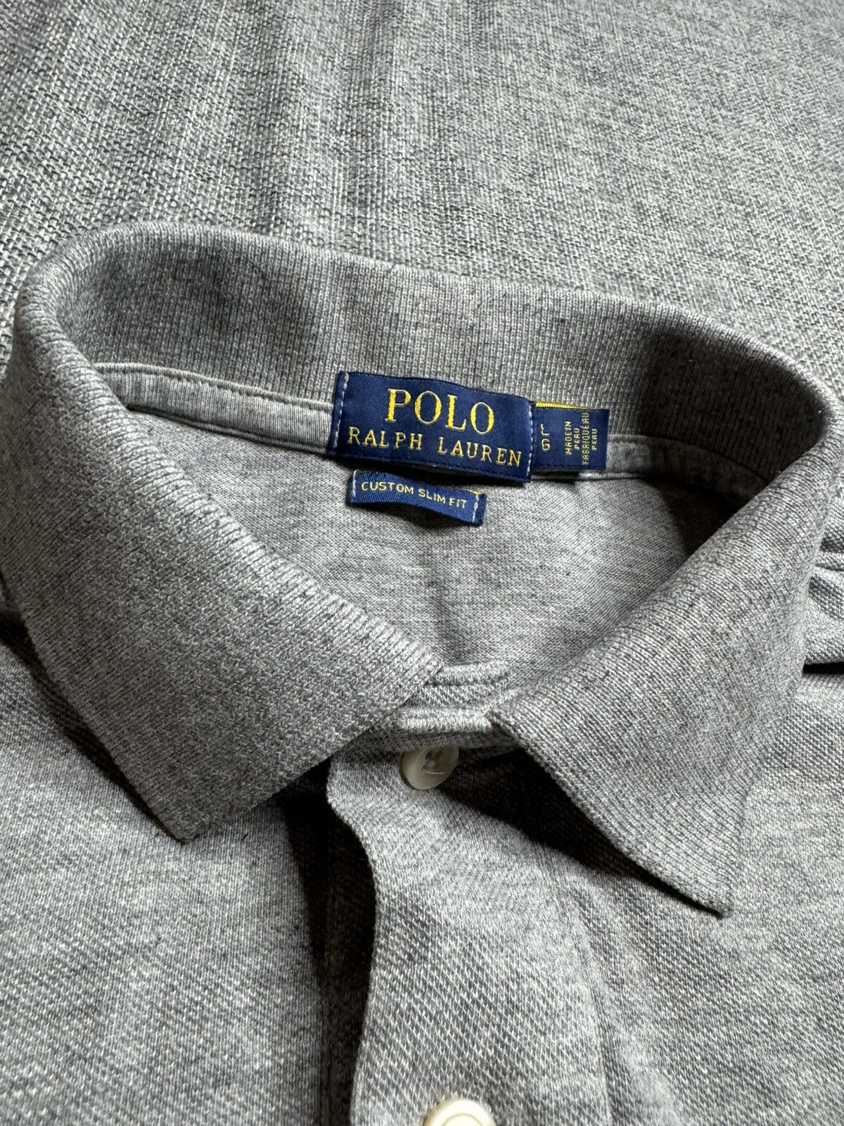 Polo Ralph Lauren Polo Ralph Lauren polo bears Big Logo Collar grey T-Shirt Size US L / EU 52-54 / 3 - 3 Thumbnail