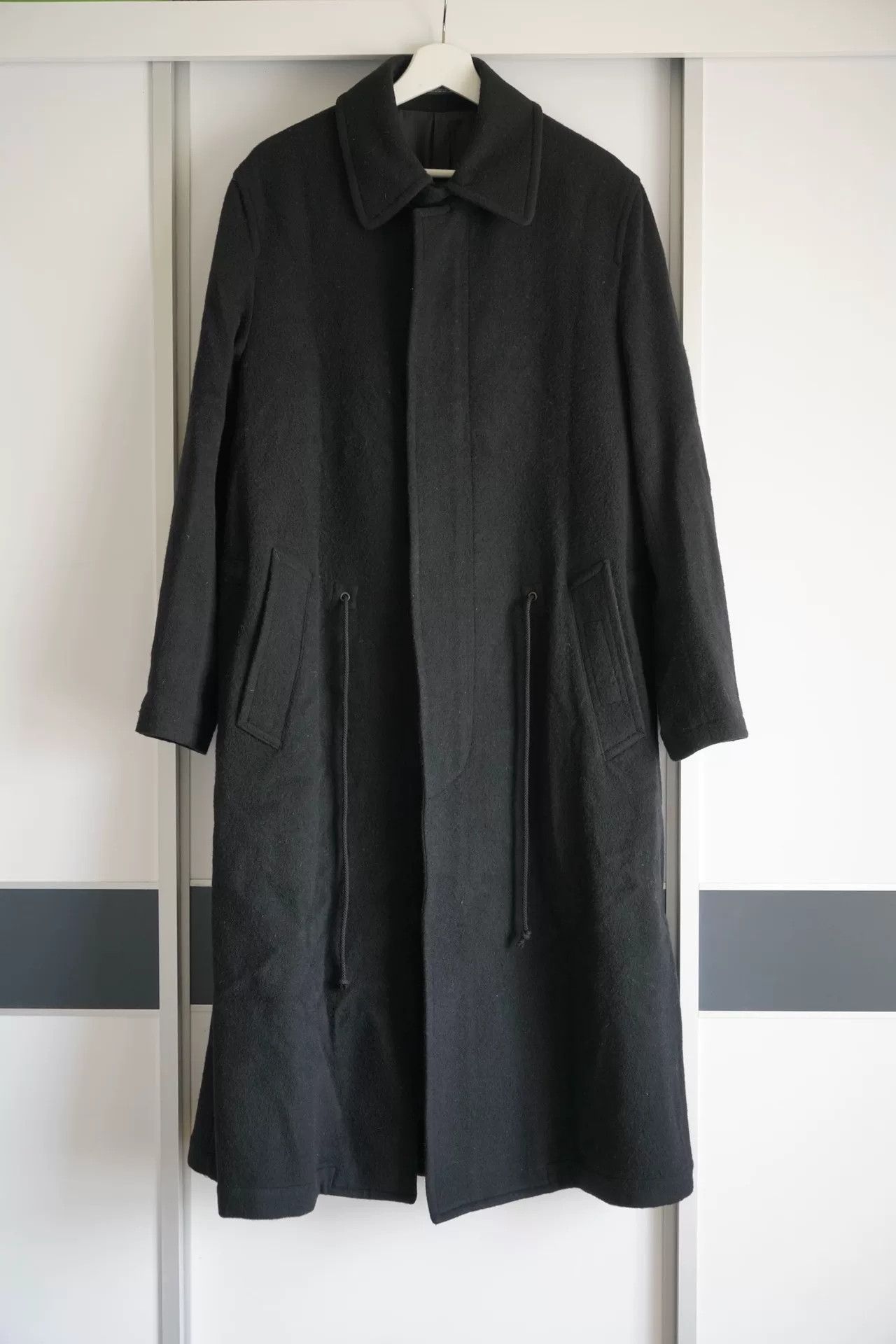 Yohji Yamamoto yohji yamamoto wool zip drawstring coat Size US S / EU 44-46 / 1 - 1 Thumbnail