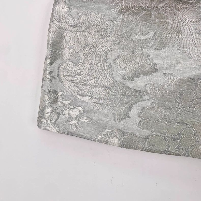 Louis Vuitton Louis Vuitton Silver Floral Embroidered Casual Zip Skirt Size 35" - 4 Thumbnail