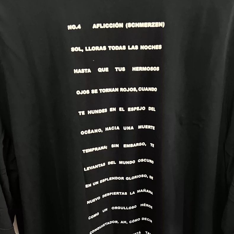 Rick Owens rick owens Double-line false two-piece letter false two-pie Size US XS / EU 42 / 0 - 2 Thumbnail