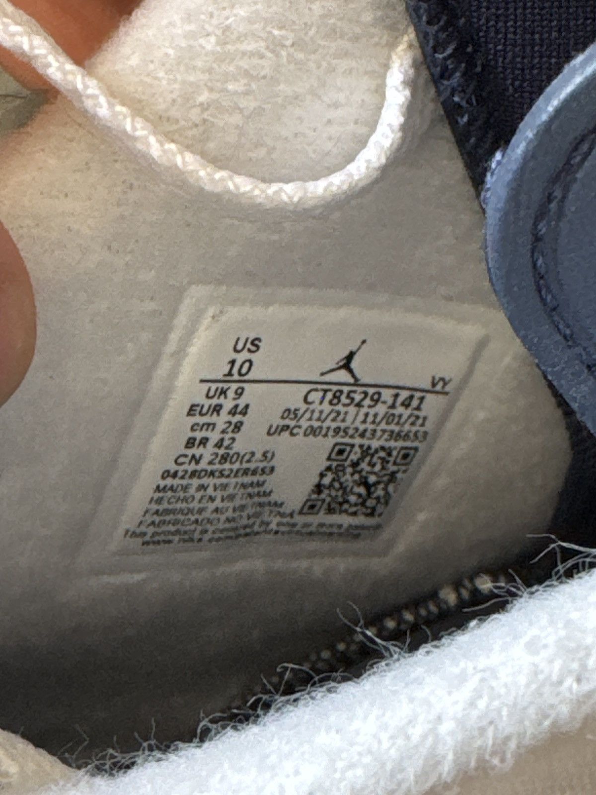Jordan Brand × Nike Air Jordan 6 Midnight Navy Size US 10 / EU 43 - 7 Thumbnail